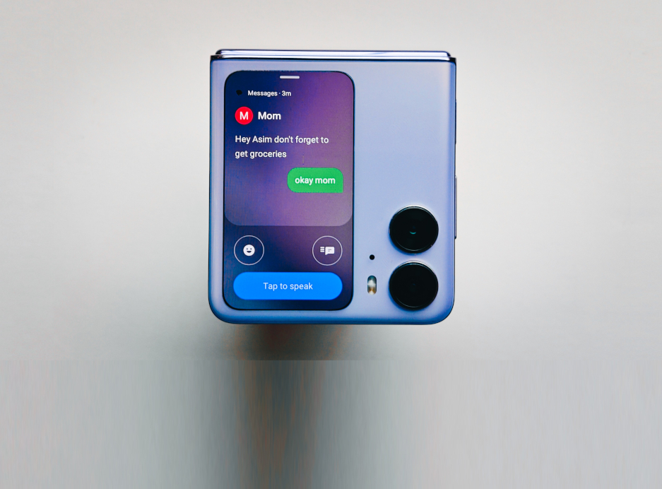 Quick reply speech to text